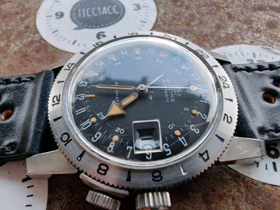 TiccTacc® - Vintage Glycine Airman Automatik 60s Ref. 323.1119 in Weinheim