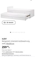 Bett Kinderbett mit Unterbett und Aufbewahrung Ikea Släkt Sachsen-Anhalt - Wolmirsleben Vorschau