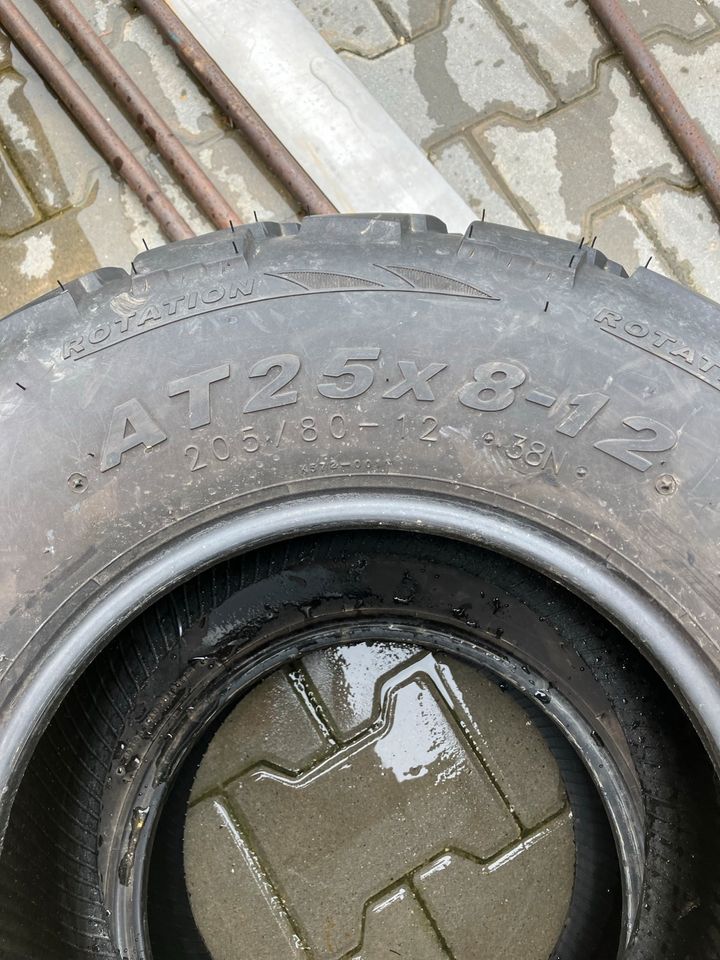 Quad Reifen AT 25 x 8-12 und 10-12 in Lötzbeuren