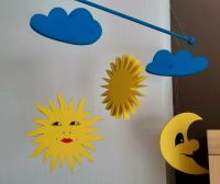 Mobile, Sonne, Mond, Stern u.zwei Wolken aus Holz Nordrhein-Westfalen - Nettetal Vorschau
