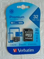Verbatim 32 GB 32GB MicroSD Mirco SD Speicherkarte - NEU Brandenburg - Frankfurt (Oder) Vorschau