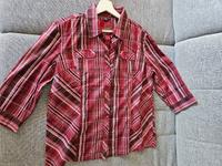 3/4 Cecil Bluse rot dunkelrot schwarz kariert Größe XL Baumwolle Bayern - Mömbris Vorschau
