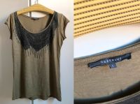 Reserved, T-Shirt, Pailetten, Nieten, grün, Gr. L, khaki Düsseldorf - Oberbilk Vorschau