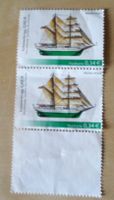 2 x Briefmarken Ridas - Post, 2 x  34 Cent, Schonerbrigg GREIF Rostock - Dierkow Vorschau