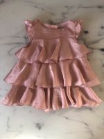 Festliches Kleid Festkleid Hochzeit Volants Rüschen Altrosa H&M Baden-Württemberg - Neuhausen Vorschau