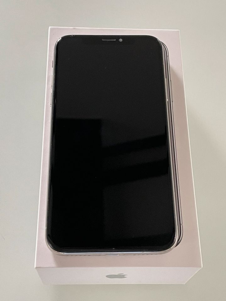 Apple IPHONE X Silber 256GB defekt guter Zustand in Rauenberg