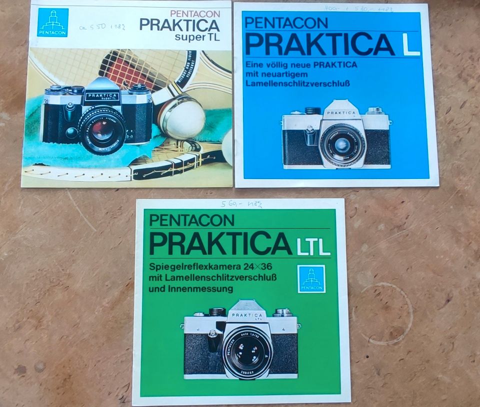 Praktica L, TL und LTL  Prospekt Pentacon in Oppach