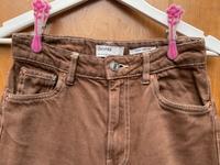 Bershka: Braune Jeans mit extra weitem Bein, Gr. XS/34 Saarland - Kirkel Vorschau