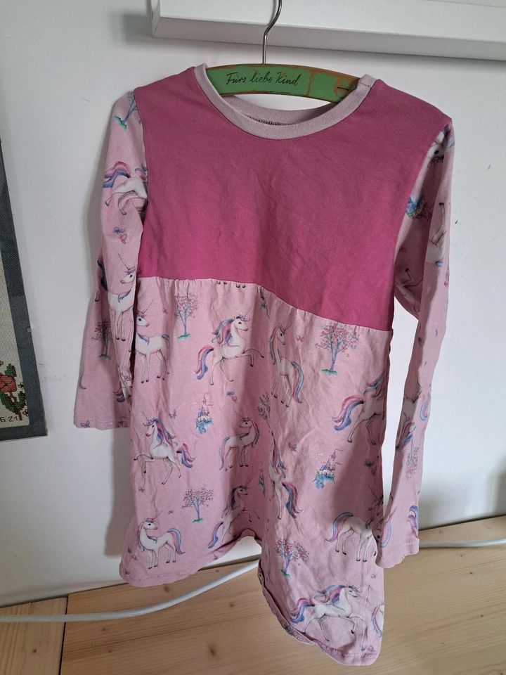 Kleid Handmade Pferde 110 rosa Einhörner in Everswinkel