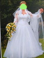 Brautkleid Hochzeitskleid 42/44 schneeweiß Nordrhein-Westfalen - Neuss Vorschau