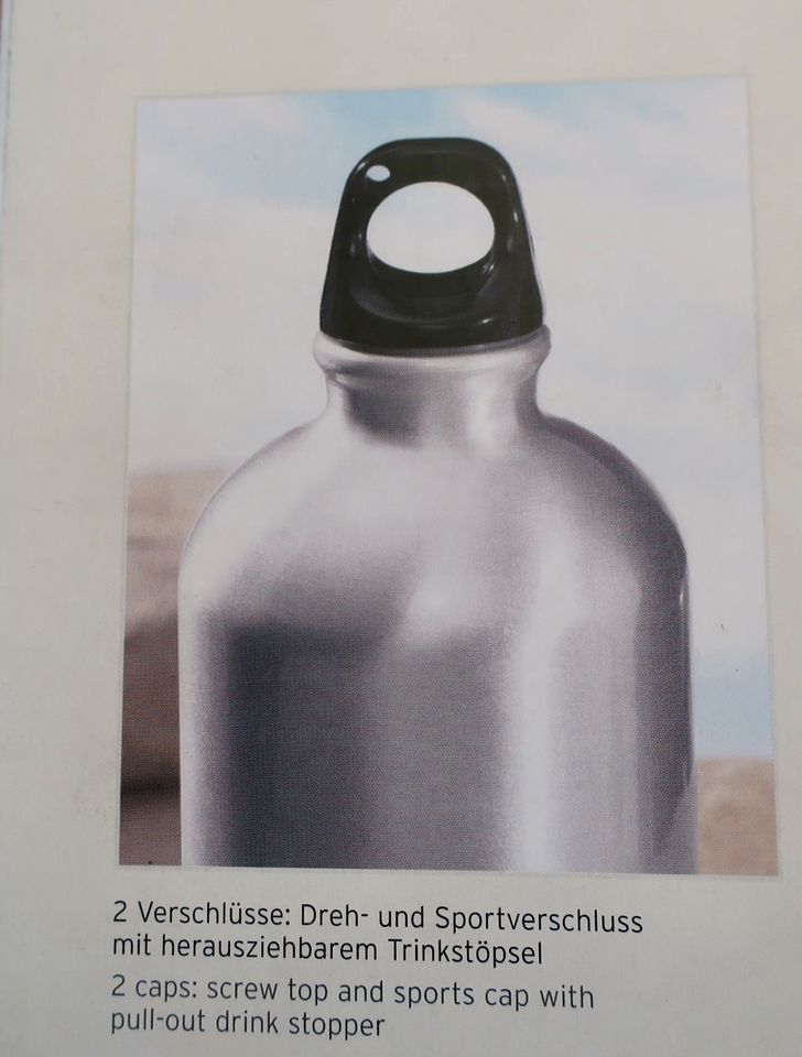 Trekkingflasche Trinkflasche aus Aluminium mit Isotasche in Wetzlar