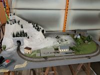 Modellbahn Landschaft und Gleise H0 Bayern - Langensendelbach Vorschau