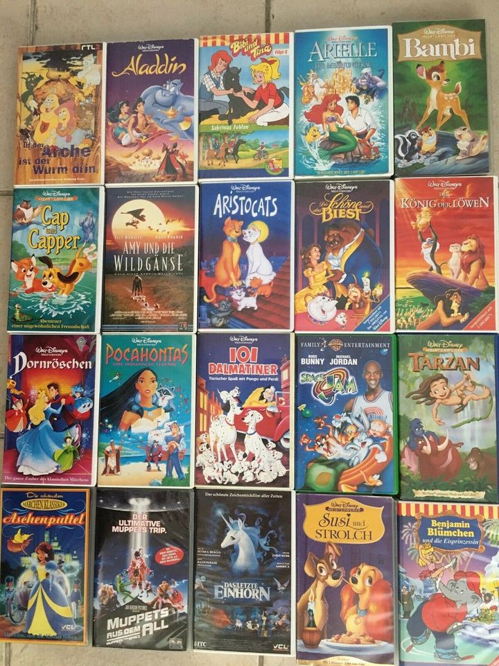 20 VHS Videos Walt Disney, Sesamstrasse,Benjamin Blümchen in Köln