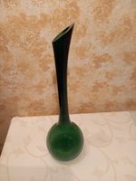 Vase aus grünem Glas, Vintage Bayern - Gilching Vorschau