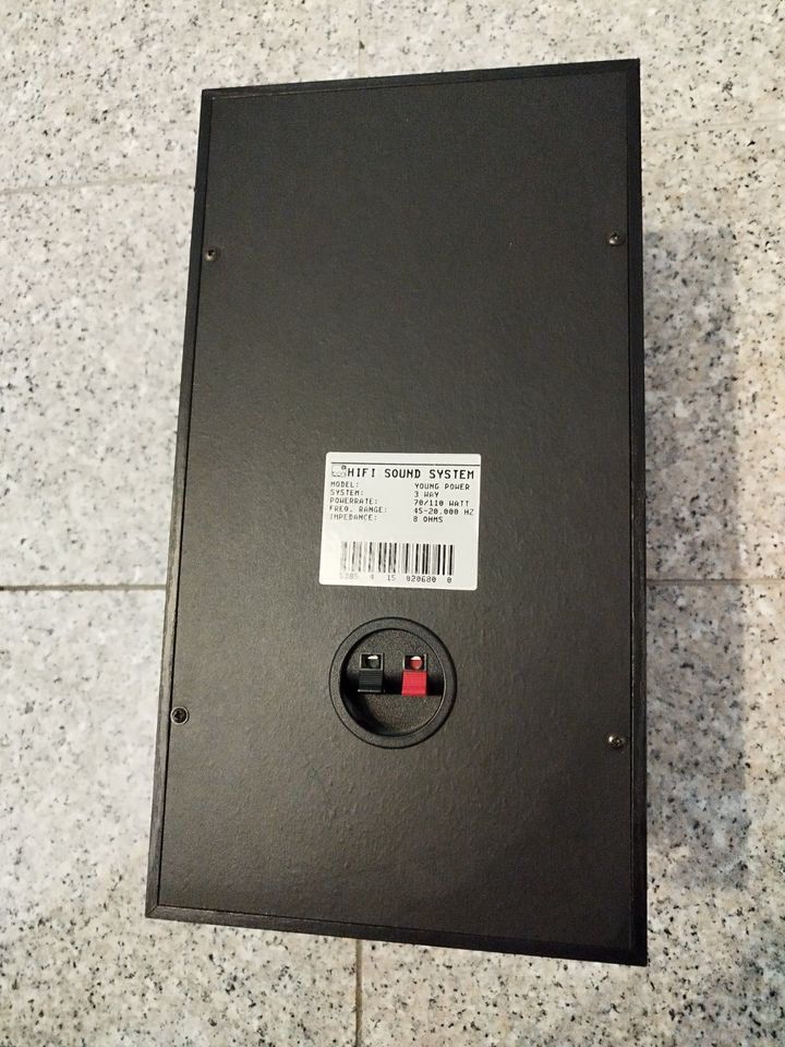 1 Paar 3-Wege Lautsprecher-Boxen schwarz in Everswinkel