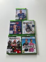 Xbox Series X / S One X Tennis FIFA Moto GP NBA Spiele Sammlung! Nordrhein-Westfalen - Gronau (Westfalen) Vorschau