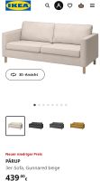 Ikea Pärup 3er Sofa + Tisch Kreis Ostholstein - Grömitz Vorschau