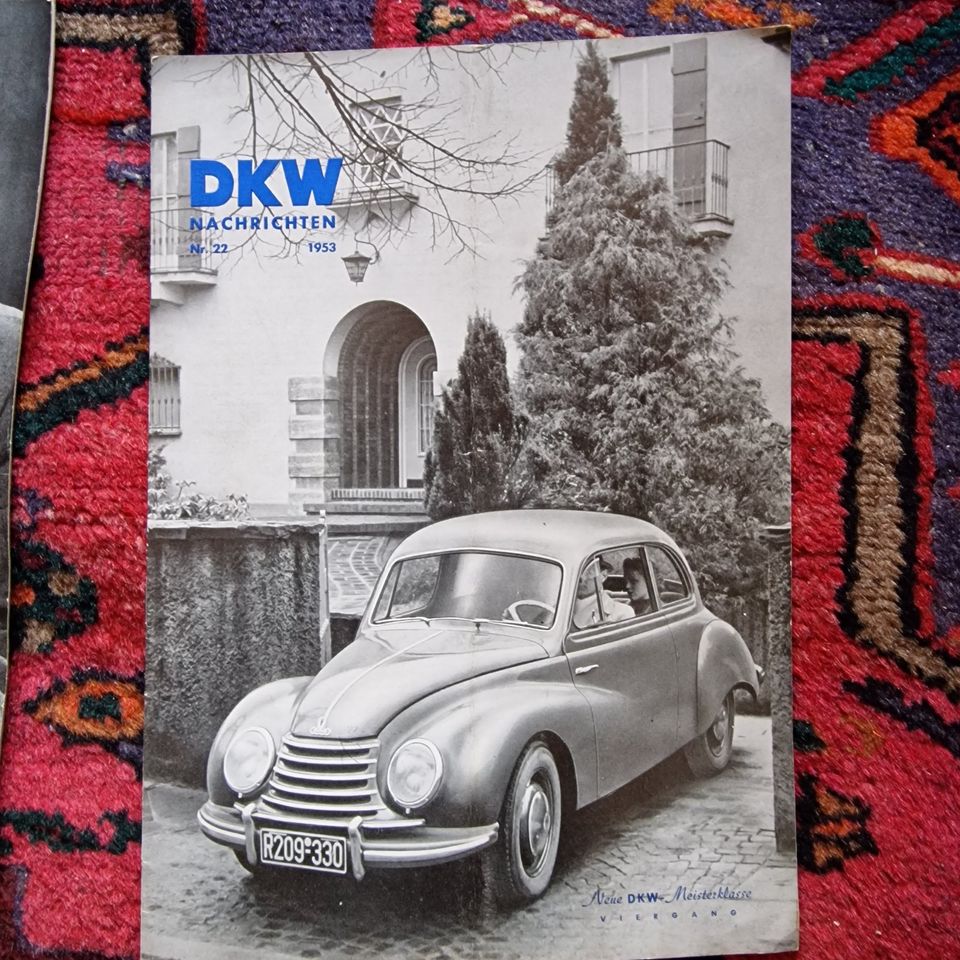 DKW Nachrichten: Sonderheft 1951 und Nº 22 1953 in Fürth