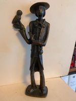 Bronzefigur - Herr mit Hut und Vogel von G. Kluckow  (ca. 1975) Nordrhein-Westfalen - Witten Vorschau