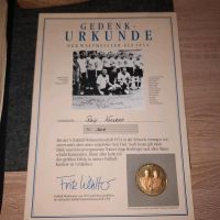 Gedenk Urkunde der Weltmeister Elf 1954 DFB Duisburg - Meiderich/Beeck Vorschau
