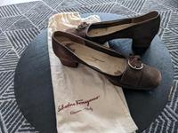 Vintage Salvatore Ferragamo Pumps, Wildleder Hessen - Kassel Vorschau