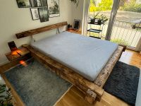Massives Designer Altholz Balken Bett aus 130 Jahre alter Scheune Eimsbüttel - Hamburg Lokstedt Vorschau