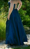 elegantes Abendkleid mit Stola und Tasche, Hochzeit, blau Baden-Württemberg - Schliengen Vorschau