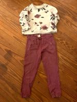 ZARA Kombi rote Hose /beige Pulli m. Blumen Gr. 5-6 Jahre 116 Schleswig-Holstein - Osterby  Vorschau