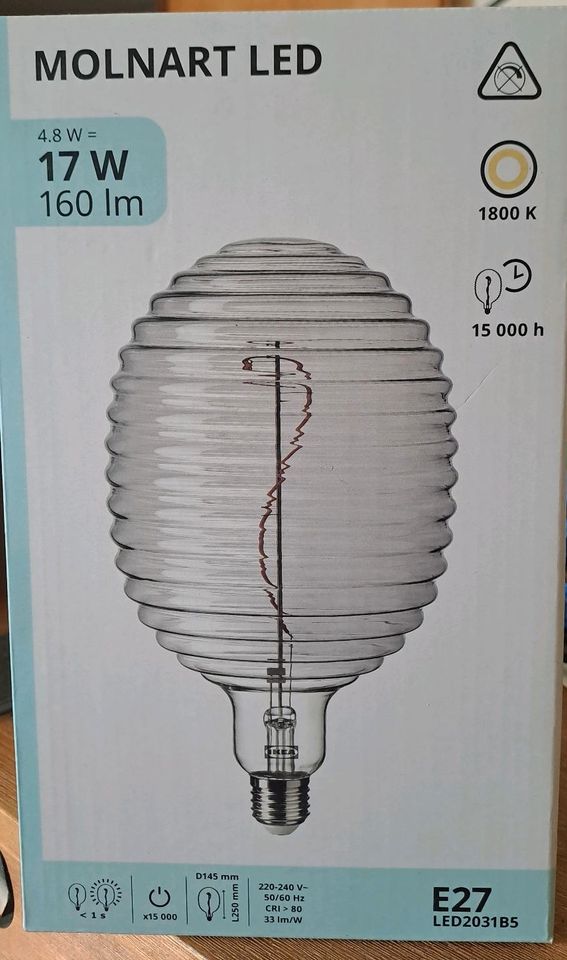 E27 Molnart LED 17W Glühbirne in Duisburg