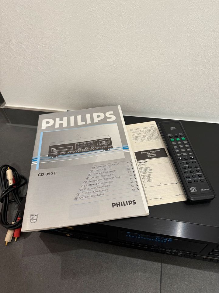 HIGH-END PHILIPS CD850 MKII CD-Player mit FB, BDA hochwertig in Schwanewede