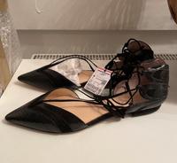 Schnürballerina, Ballerina, Zara, Schwarz, Gr. 41, NEU Nordrhein-Westfalen - Hagen Vorschau