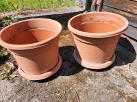 2 Stück Pflanzkübel Terracotta Rollenuntersetzer Blumenkübel Sachsen - Freital Vorschau