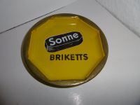 alte Reklame Werbung Aschenbecher Emaille Sonne Briketts Sachsen - Roßwein Vorschau