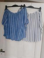Bluse Kurzarm blau-weiß Gr. 42 je 15€ Hessen - Königstein im Taunus Vorschau