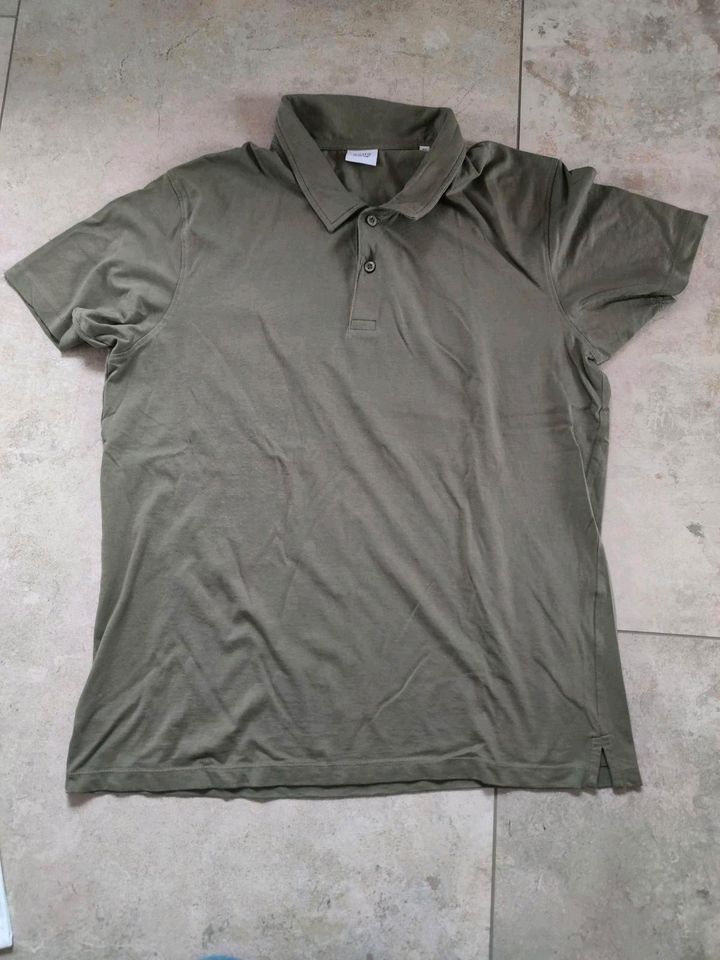 Polo Shirt Gr. L Olive weiß celio Italien in Ostfildern