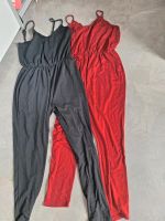 Jumpsuit overall onepiece s m 38 schwarz rot Hessen - Trebur Vorschau