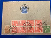 23 Marken Brief  1948  von Freiberg Sachsen  deutsche Post MEF Brandenburg - Frankfurt (Oder) Vorschau
