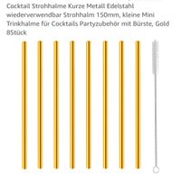 8. Stück Strohhalme, Gold, Metall Edelstahl, NEU Altona - Hamburg Ottensen Vorschau