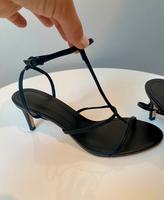 Zara Sandalen echtes Leder schwarz Gr. 39 Top Bayern - Haibach Unterfr. Vorschau