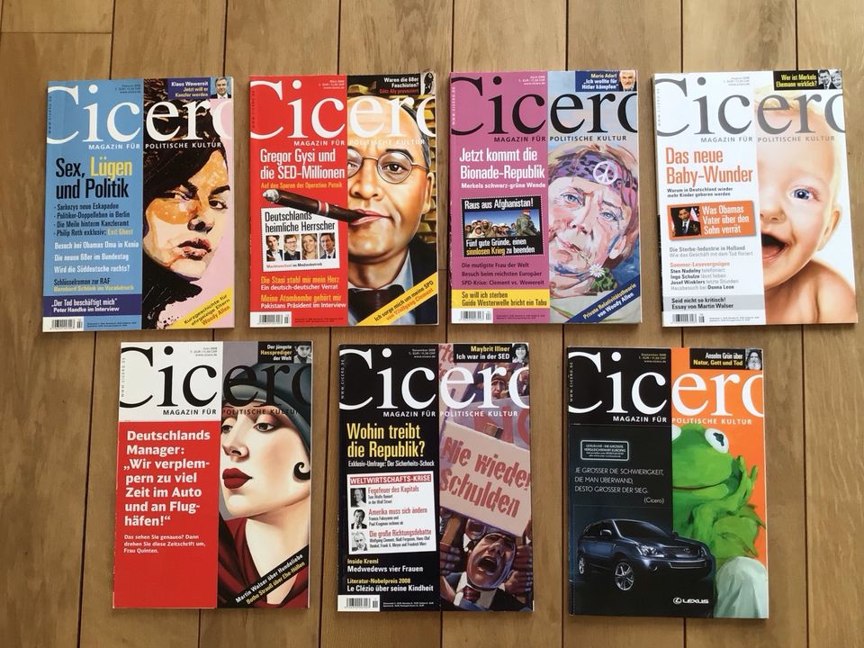 19 Stück Cicero Magazin Zeitschrift Heft Sammlung, Kostenloser V. in Wadern