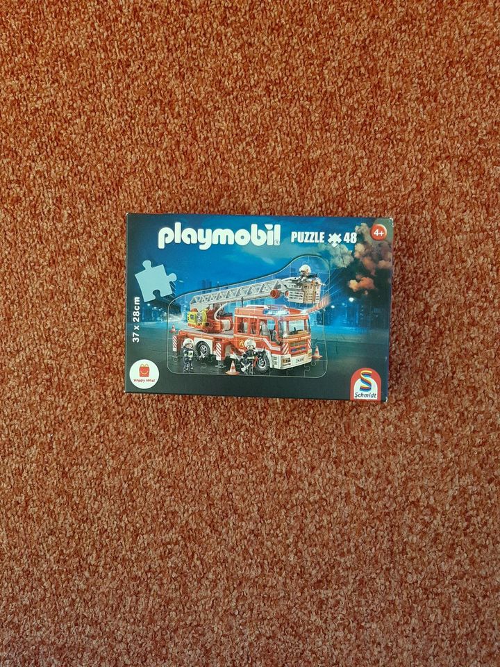 Puzzle playmobil Feuerwehr in Riesa