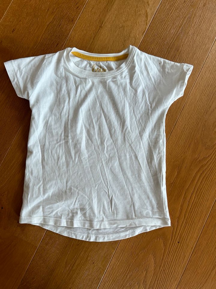 Mini Boden T-Shirt 122/128 weiß 7-8 Jahre in Steinau an der Straße
