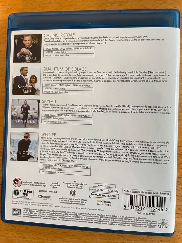 4x James Bond  Craig + 3x Batman Blu Ray collection ITAL Engl in München