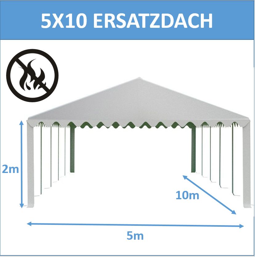 XXL Zeltdach PVC f. Partyzelt Pavillon Gartenzelt Lagerzelt Ersatzdach 3x6 -5x10 in Berlin