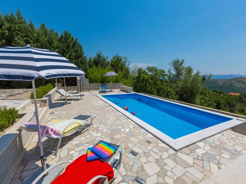 Ferienwohnung mit Pool in Bribir, nahe Novi Vinodolski, Kroatien in Traben-Trarbach