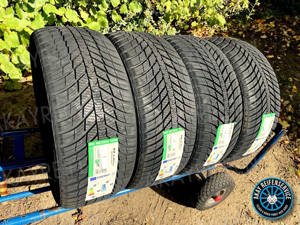 4x 225/55 R16 95H ➡️ NEXEN Allwetter NEU 4 Seasons ➡️ Allwetterreifen Ganzjahresreifen Reifen ➡️ Audi A4 TT A6 BMW 5er E60 Mercedes E W210 W211 SL R129 Volvo Renault Peugeot Jaguar Opel M+S Ganzjahres in Melle