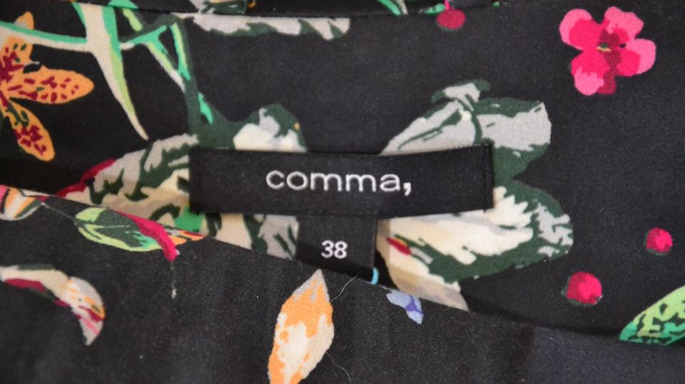 Comma Blazer aus Baumwolle in Schwarz/Bunt in Biberach an der Riß