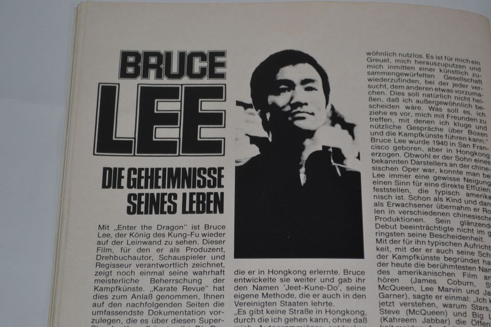 BRUCE LEE - MEIN LETZTER KAMPF - HEFT VON SCOTIA FILMVERLEIH 70er in Hamburg