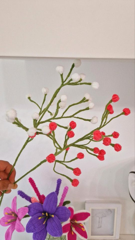 NEU || gehäkelte Blume "Schleierkraut " in Kiel