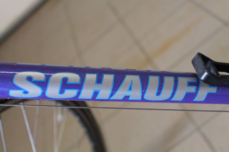 Rennrad Marke Schauff, Farbe blau, Shimano 21 Gang Schaltung in Limbach